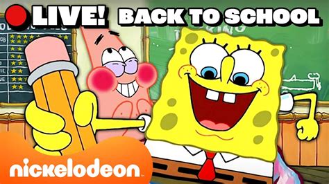 patrick house spongebob|LIVE: Bikini Bottom Back to School MARATHON! ️ .